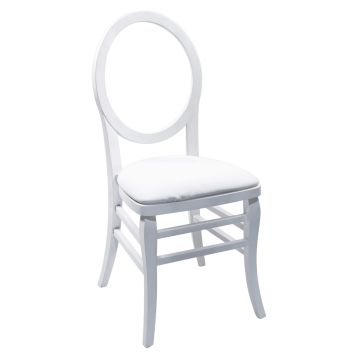 Image of Louis "O" White Chair